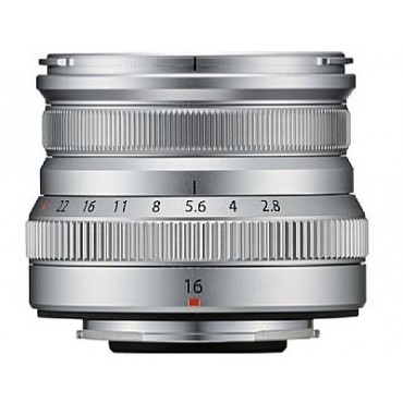 FUJIFILM Fujinon Objektiv XF 16mm F2.8 R WR silber