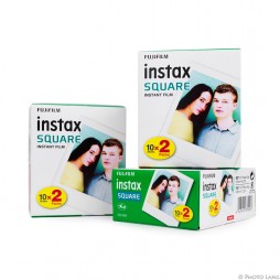 Fujifilm Instax SQUARE WW 2 DP Sofortbildfilm (2x 10 Aufnahmen)