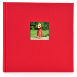 Goldbuch Fotoalbum Bella Vista rot 27890 30x31 cm , 60 weiße Seiten