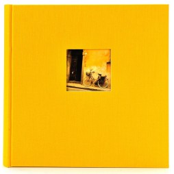 Goldbuch Fotoalbum Bella Vista gelb 27891 30x31cm, 60 weiße Seiten
