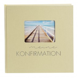 Goldbuch Konfirmationsalbum pastell lindgrün 03157 mit Textvorspann